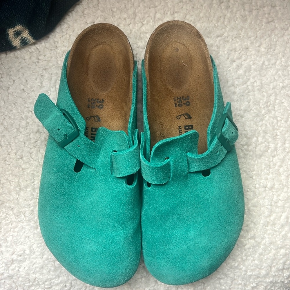 Kelly Green Birkenstock size 39